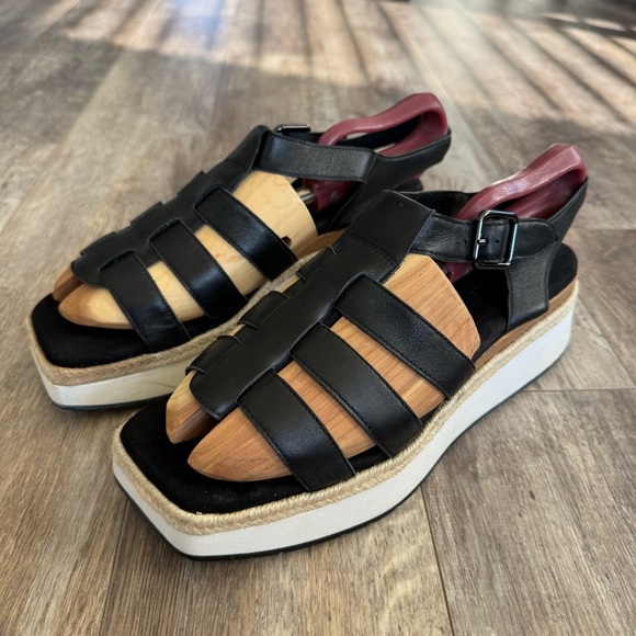 VANELI ERINNA Black Platform Sandals - Picture 9 of 10